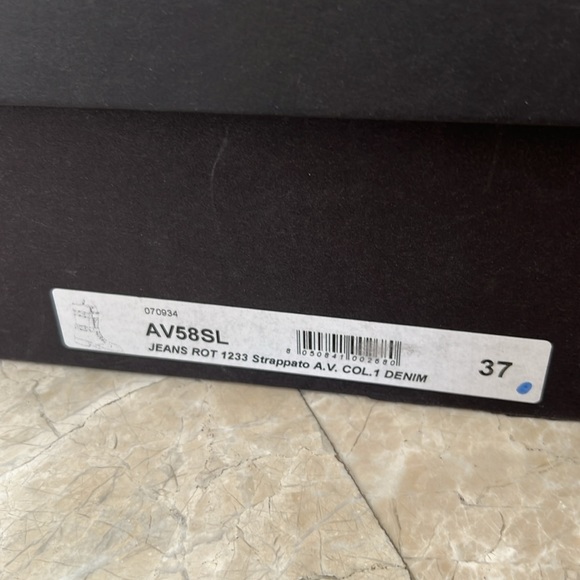 Alexander Vauthier Denim Combat Boots - Picture 6 of 6